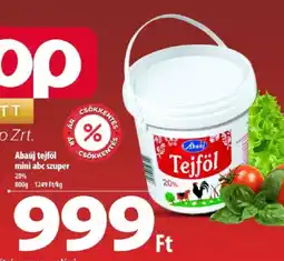 Coop Abaúj tejföl mini abc szuper ajánlat