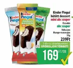 Coop Kinder Pingui hűtött desszert ajánlat