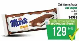Coop Zot monte snack ajánlat