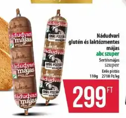Coop Nádudvari glutén és laktózmentes májas ajánlat