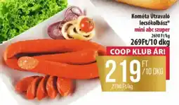 Coop Kométa Útravaló lecsókolbász ajánlat