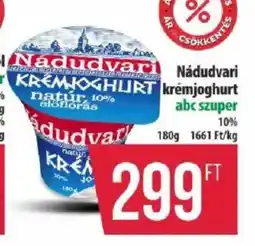 Coop Nádudvari krémjoghurt ajánlat