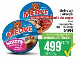 Coop Medve sajt 8 cikkelyes ajánlat