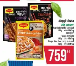 Coop Maggi tészta ajánlat