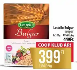 Coop Lestello Bulgur ajánlat