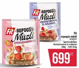 Coop Fit ropogos müzli ajánlat
