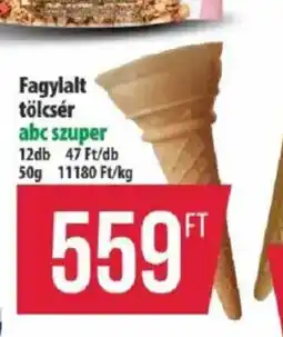 Coop Fagylalt tölcsér ajánlat