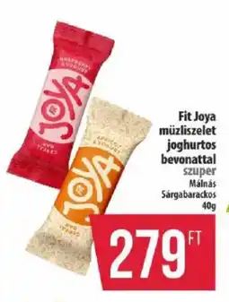 Coop Fit Joya müzliszelet joghurtos bevonattal ajánlat