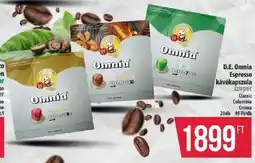 Coop D.E. Omnia Espresso kávékapszula ajánlat