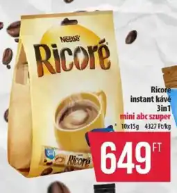 Coop Ricore instant kávé 3in1 ajánlat