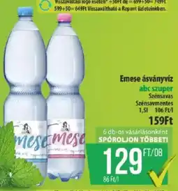 Coop Emese ásványvíz ajánlat