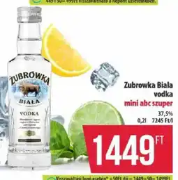 Coop Zubrowka Biala vodka ajánlat