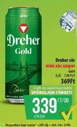 Coop Dreher sör ajánlat