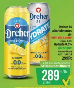 Coop Dreher 24 alkoholmentes sör ajánlat