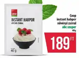 Coop Coop instant habpor növényi zsírral ajánlat