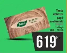 Coop Tento dobozos papír zsebkendő ajánlat
