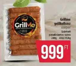 Coop Grillme grillkolbász ajánlat