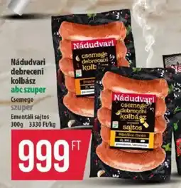 Coop Nádudvari debreceni kolbász ajánlat