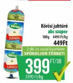 Coop Kőrösi juhtúró ajánlat