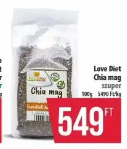 Coop Love Diet Chia mag ajánlat