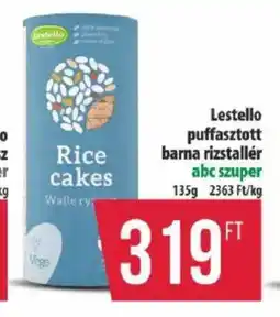 Coop Lestello puffasztott barna rizstallér ajánlat