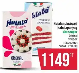 Coop Hulala cukrászati habalapanyag ajánlat