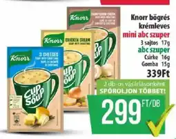 Coop Knorr bögrés krémleves ajánlat