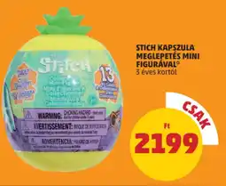 PENNY Stich kapszula meglepetés mini figurával ajánlat