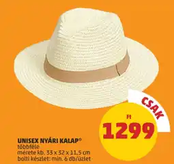 PENNY Unisex nyári kalap ajánlat