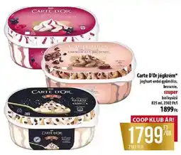 Coop Carte D'Or jégkrém ajánlat