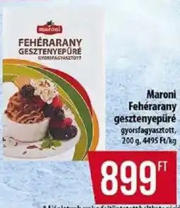 Coop Maroni Fehérarany gesztenyepüré ajánlat