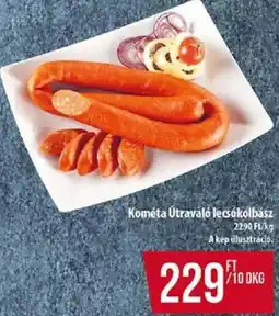 Coop Kométa Útravaló lecsókolbász ajánlat