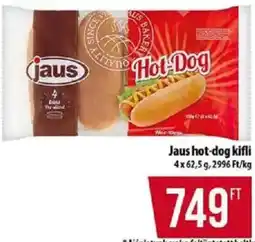 Coop Jaus hot-dog kifli ajánlat