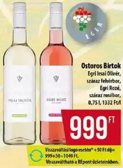 Coop Ostoros Birtok ajánlat