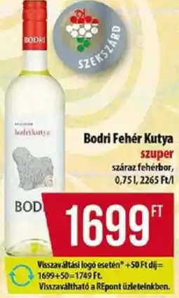 Coop Bodri Fehér Kutya ajánlat