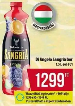 Coop Di Angelo Sangria bor ajánlat