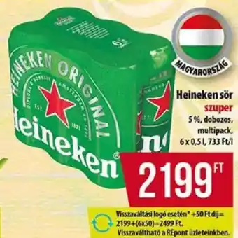 Coop Heineken sör ajánlat