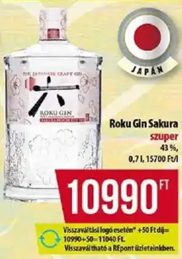 Coop Roku Gin Sakura ajánlat