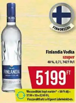 Coop Finlandia Vodka ajánlat