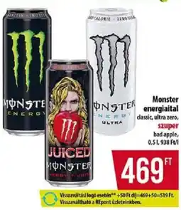 Coop Monster energiaital ajánlat