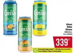 Coop Gösser Natur Zitrone ajánlat