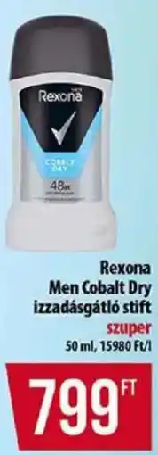 Coop Rexona Men Cobalt Dry izzadásgátló stift ajánlat