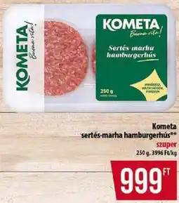 Coop Kometa sertés-marha hamburgerhús ajánlat