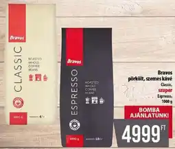 Coop Bravos pörkölt, szemes kávé ajánlat