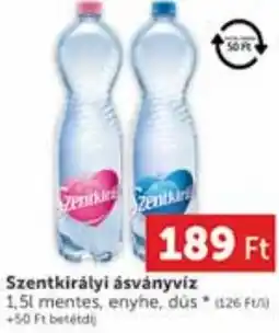 PRIVÁT Szentkirályi ásványvíz ajánlat