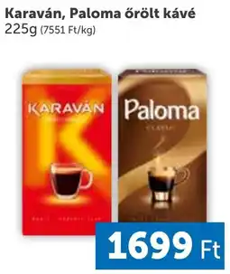 PRIVÁT Karaván, Paloma őrölt kávé ajánlat