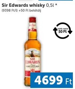 PRIVÁT Sir Edwards whiskys ajánlat