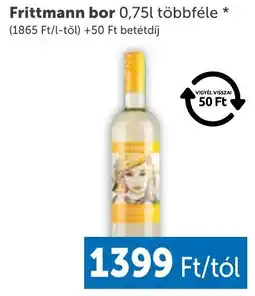 PRIVÁT Frittmann bor ajánlat