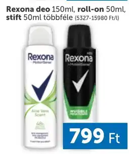 PRIVÁT Rexona deo, roll-on, stift ajánlat
