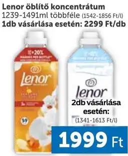 PRIVÁT Lenor öblítő koncentrátum ajánlat
